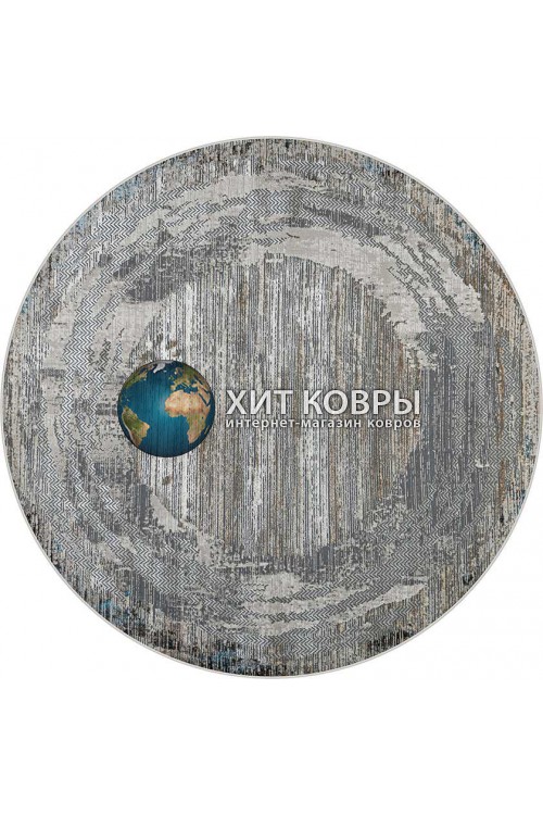 Турецкий ковер Roma 37904 Голубой круг